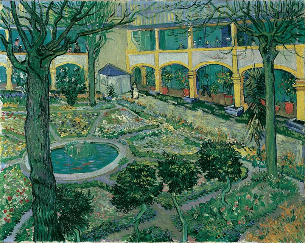 Vincent van Gogh Arles Hastahane Bahçesi