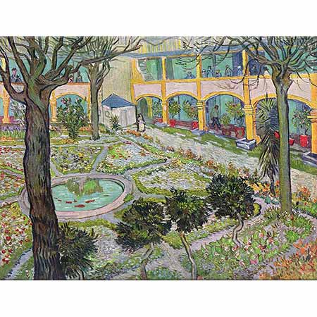 Vincent van Gogh Arles Hastahane Bahçesi