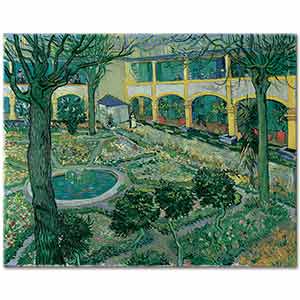 Vincent van Gogh Arles Hastahane Bahçesi