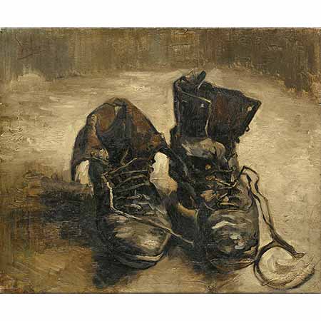 Vincent van Gogh Bağcıkları ile Ayakkabılar