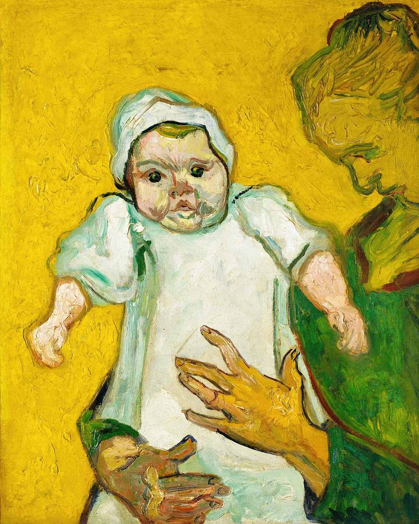 Vincent van Gogh Bayan Roulin Bebeği ile