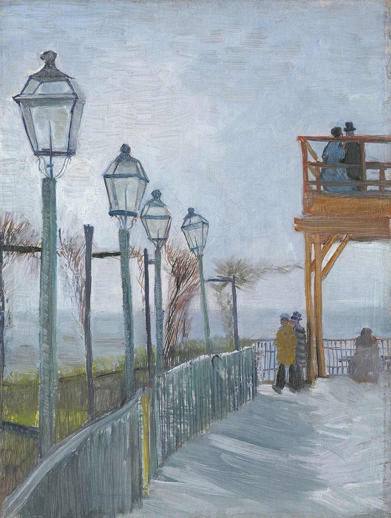 Vincent van Gogh Montmartre'dan Belvedere