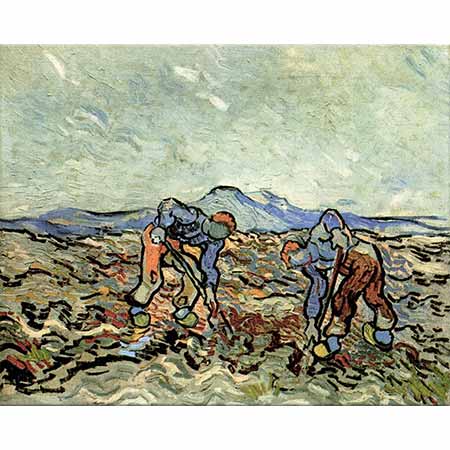 Vincent van Gogh Çalışan Çiftçiler