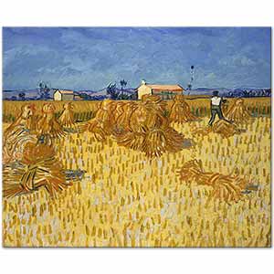 Vincent van Gogh Provence'te Hasat