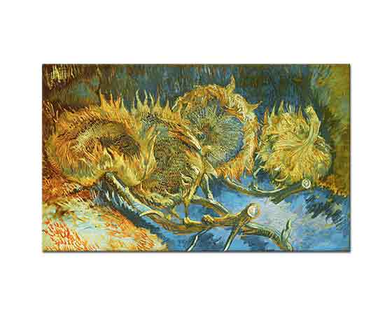 Vincent Willem van Gogh Dört adet Ayçiçekli Natürmort