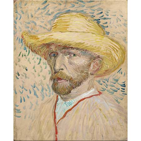 Vincent van Gogh Hasır Şapkasıyla Otoportre