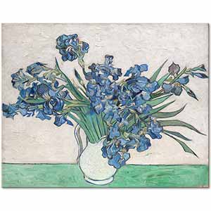 Vincent van Gogh Vazoda Süsenler