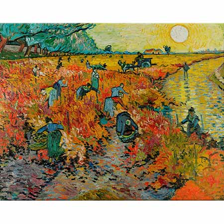 Vincent van Gogh Kırmızı Üzüm Bağı