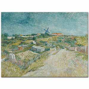 Vincent van Gogh Montmartre'den Sebze Bahçesine Bakış