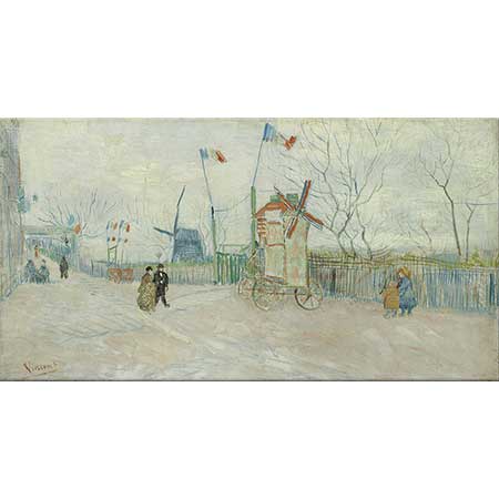 Vincent van Gogh Montmartre'da Bayram