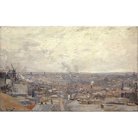 Vincent van Gogh Montmartre'dan Bakış
