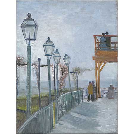 Vincent van Gogh Montmartre'dan Belvedere