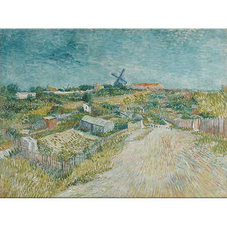 Vincent van Gogh Montmartre'den Sebze Bahçesine Bakış