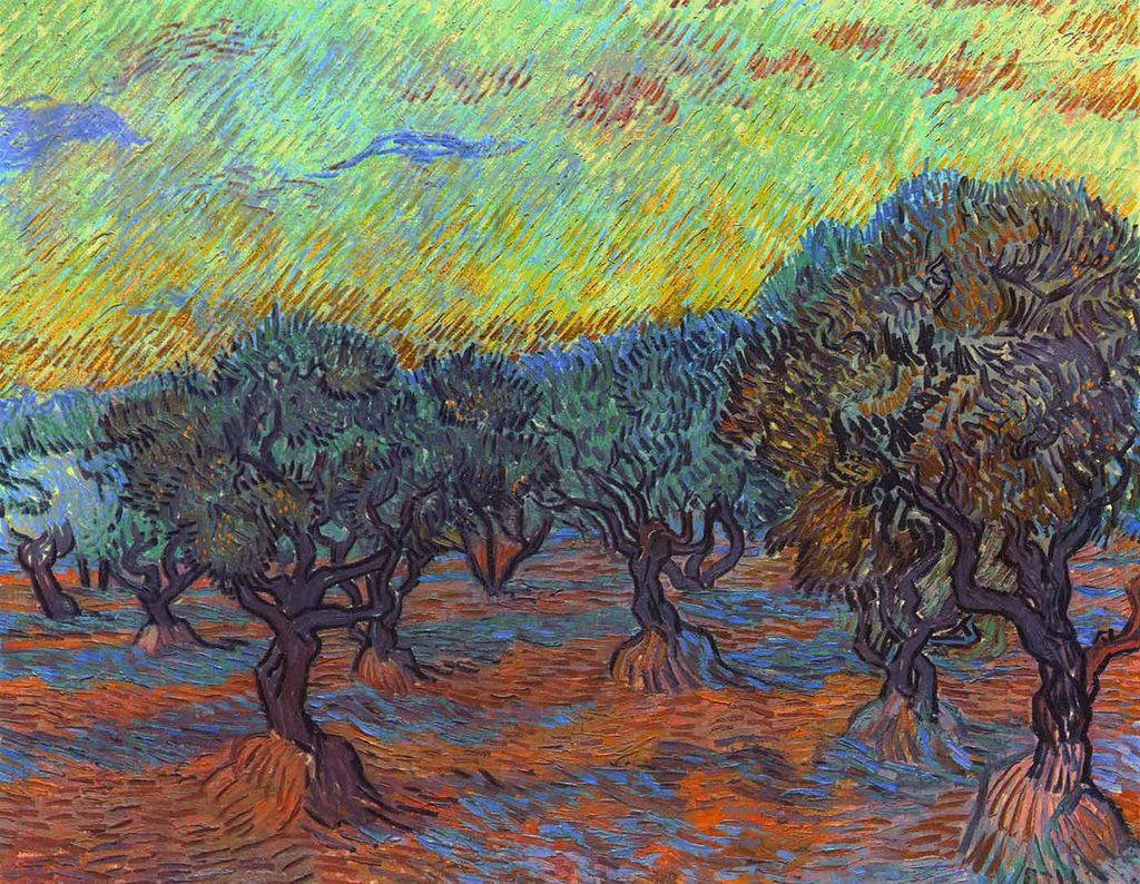 Vincent van Gogh Zeytinlik Korusu