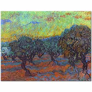 Vincent van Gogh Zeytinlik Korusu
