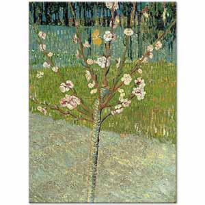 Vincent van Gogh Çiçekli Şeftali Ağacı