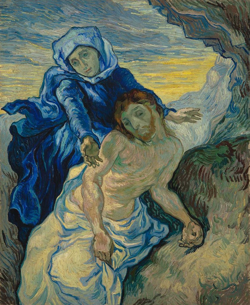 Vincent van Gogh Pieta (Delacroix'ya Atfen)