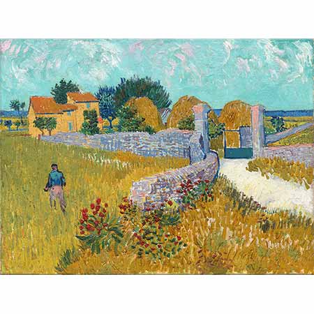 Vincent van Gogh Provence'de Çiftlik Evi