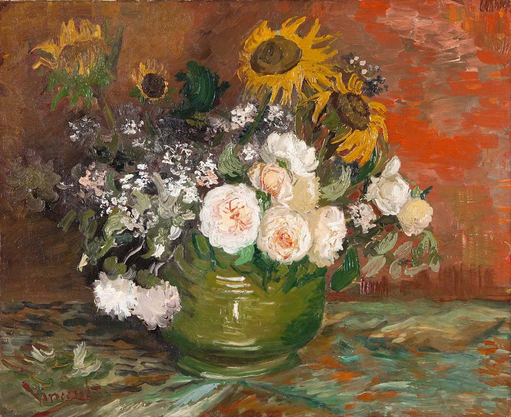 Vincent van Gogh Güller ve Ayçiçekleri