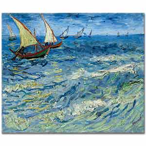 Vincent van Gogh Saintes Maries Denizi
