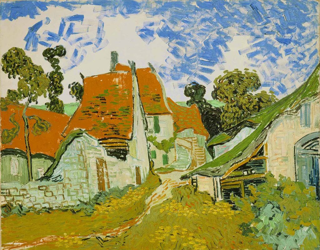 Vincent van Gogh Auvers'de Sokak