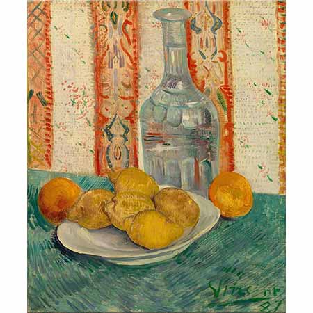 Vincent van Gogh Sürahi ve Limonlu Natürmort