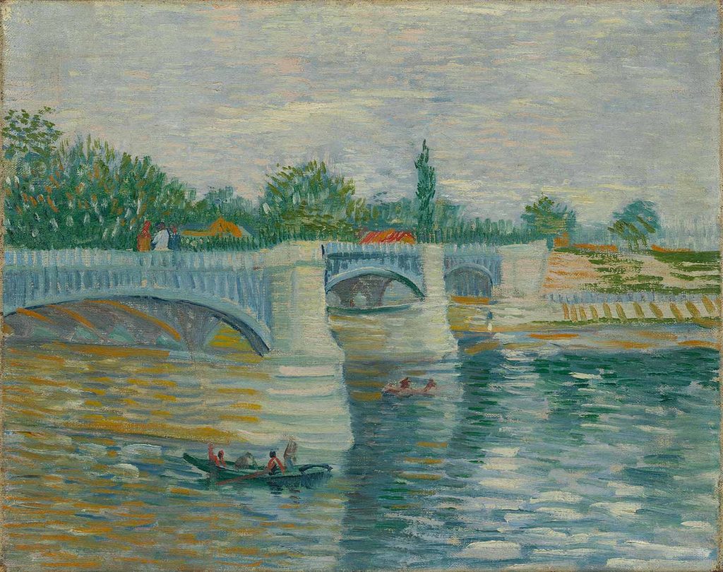 Vincent van Gogh Seine Nehri ve Pont de la Grande Köprüsü