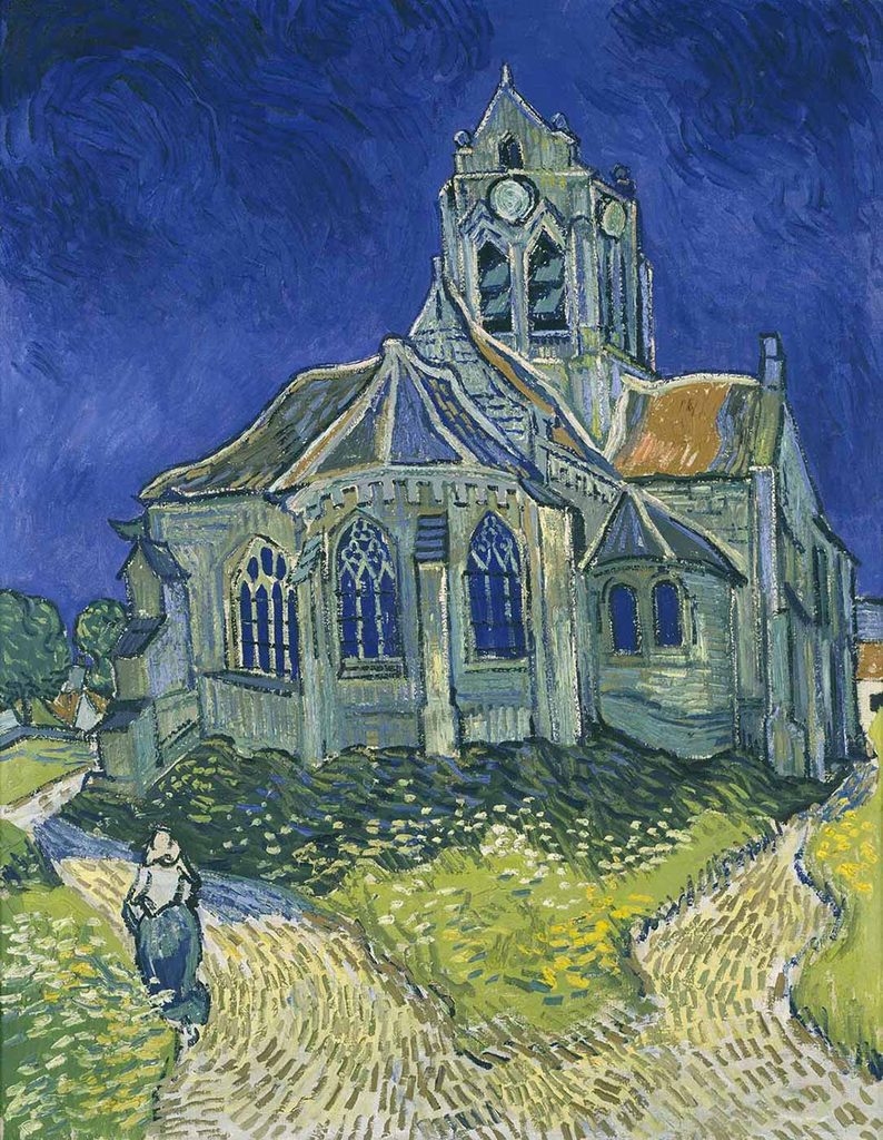 Vincent van Gogh Auvers Kilisesi