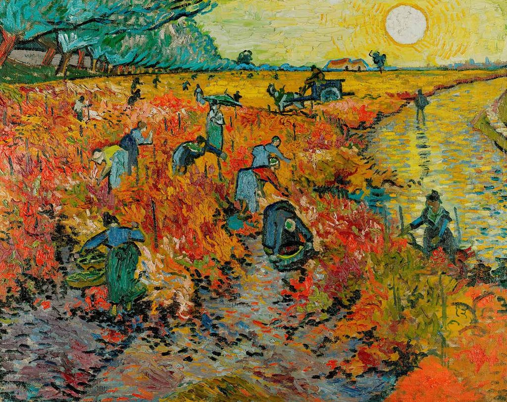 Vincent van Gogh Kırmızı Üzüm Bağı