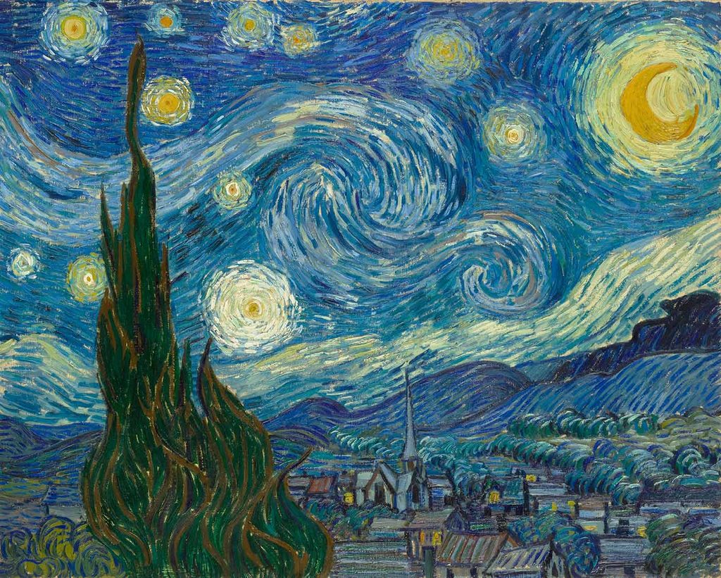 Vincent van Gogh Yıldızlı Gece