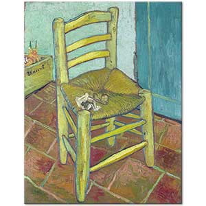 Vincent van Gogh Sandalye ve Pipo