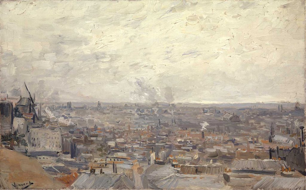 Vincent van Gogh Montmartre'dan Bakış