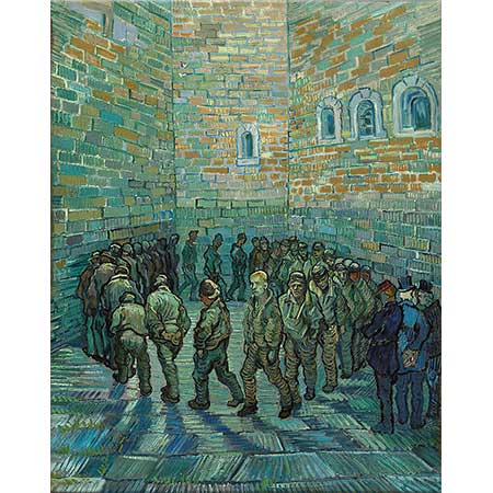 Vincent van Gogh Hapishane Avlusunda Volta