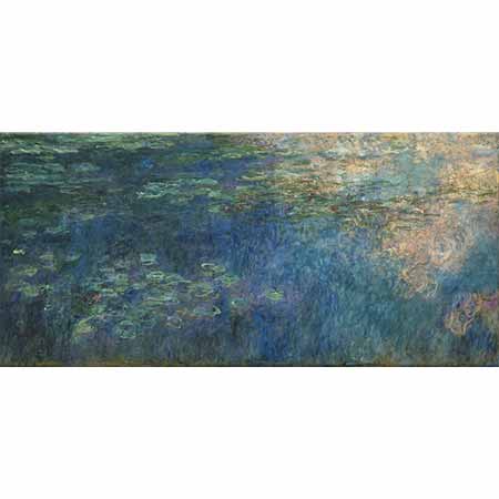 Claude Monet Suda Bulut Yansımaları