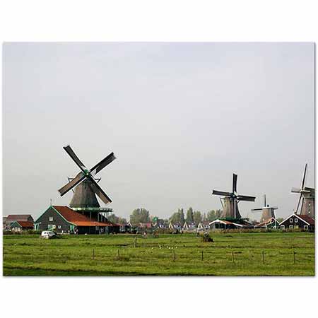 Değirmen Manzarası Hollanda