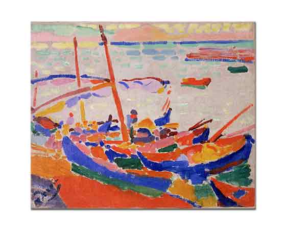 Andre Derain Balıkçı Tekneleri Collioure