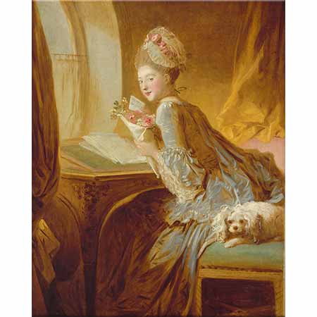 Jean Honore Fragonard Aşk Mektubu