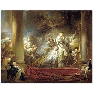 Jean Honore Fragonard Coresus'un Fedakarlığı
