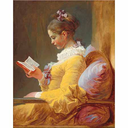 Jean Honore Fragonard Kitap Okuyan Kız
