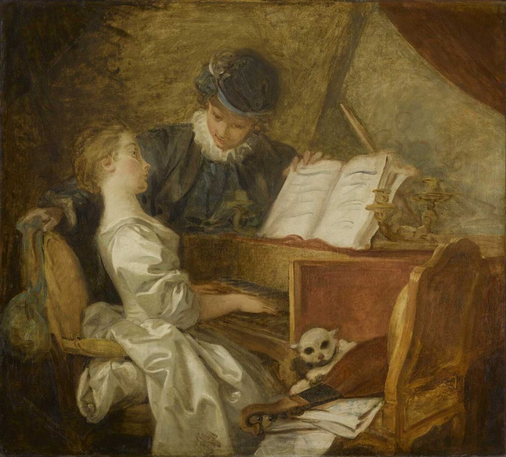 Jean Honore Fragonard Müzik Dersi