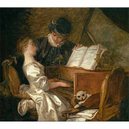 Jean Honore Fragonard Müzik Dersi