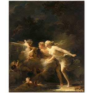 Jean Honore Fragonard Aşk Çeşmesi