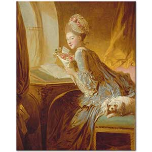 Jean Honore Fragonard Aşk Mektubu
