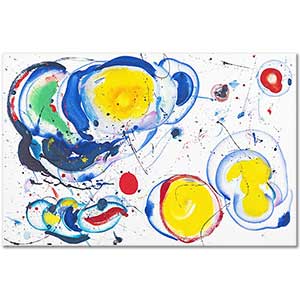 Sam Francis Sarı ve Mavi Dengesi