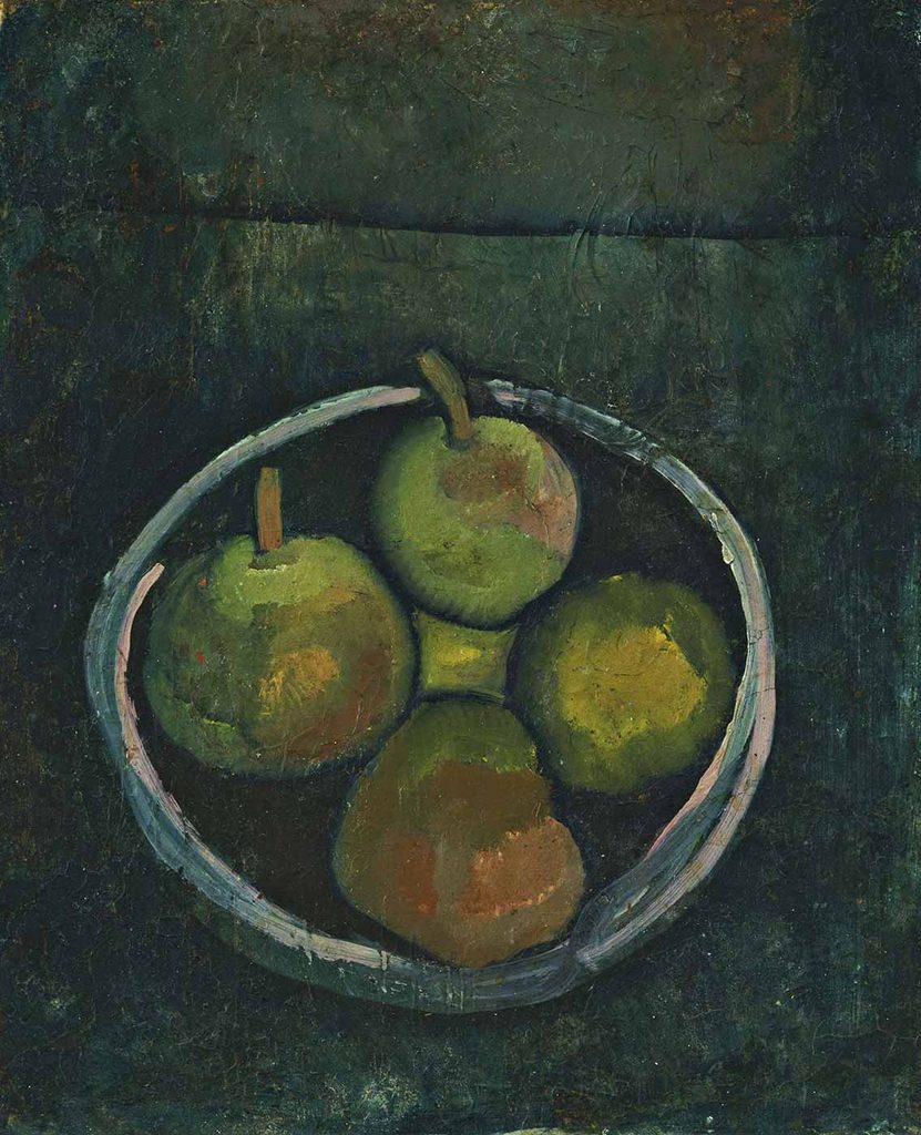 Paul Klee Dört Elmalı Natürmort