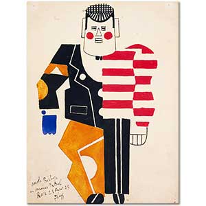Fernand Leger Balet Suedois için Kostüm