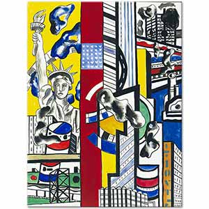 Fernand Leger Sinematik Duvar Etüdü 02
