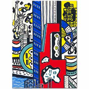 Fernand Leger Sinematik Duvar Etüdü 03