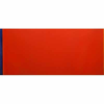 Barnett Newman Kırmızı Mavi ve Sarı Korkusu