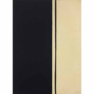 Barnett Newman Siyah Ateş